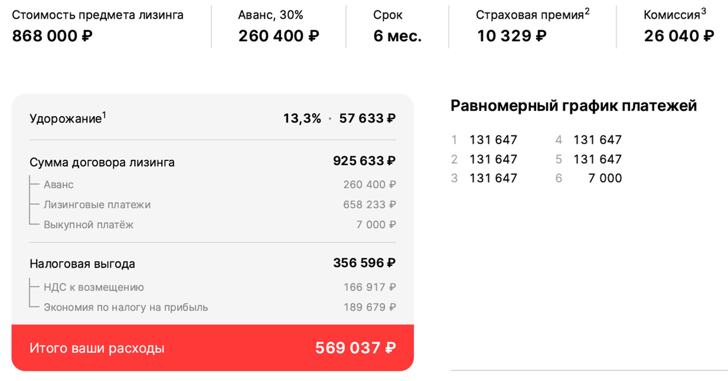 Лизинг